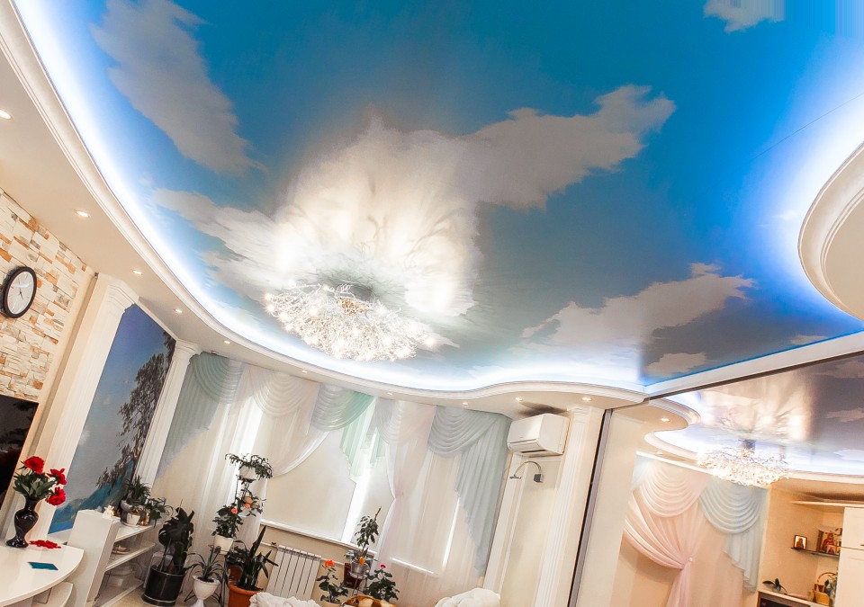 Заказать потолок с фотопечатью в г. Сольвычегодск